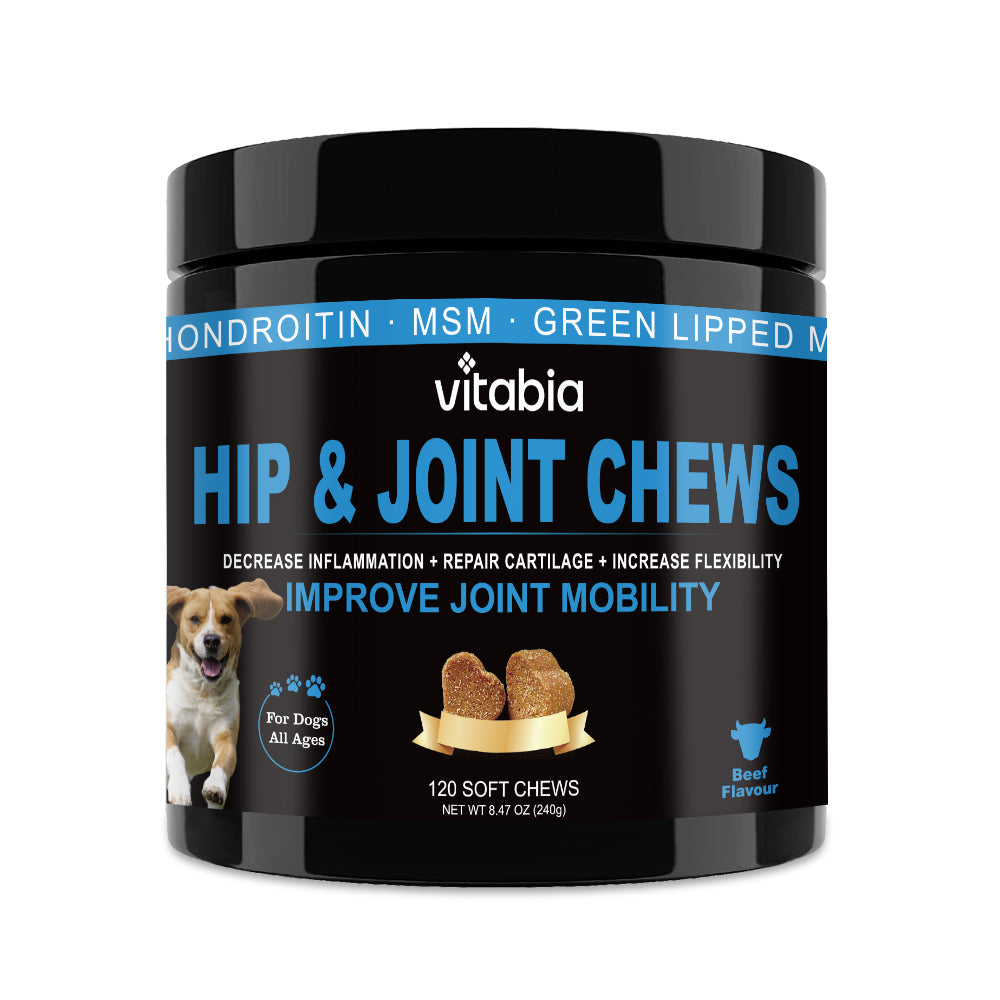 120 Joint Supplements for Dogs – Beef Flavour joint supplements for dogs (120 Count)