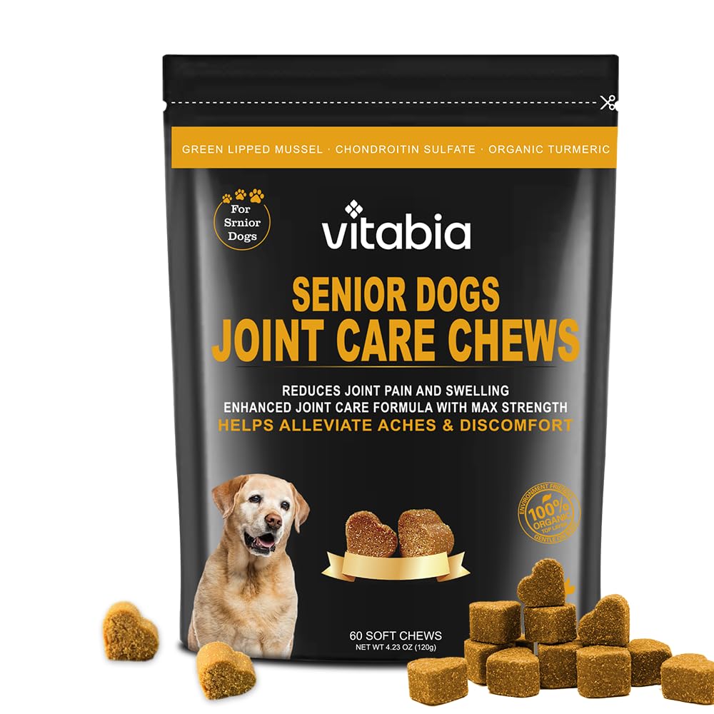 60 Senior Dog Joint Care | Dog Joint Supplements | Dog Treats (60 Count)