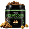 120 Natural Probiotics for Dogs - Pro Fibre Chews with Pumpkin & Psyllium Husk, 12 Probiotic Strains, Anal Gland & Gut Health Support, No Scoot Chews, 100% Organic, Natural Dog Treats (120 Chews)